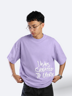 created to create puff Oversized Tee