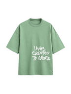 created to create puff Oversized Tee