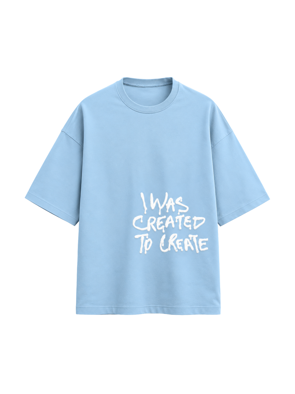 created to create puff Oversized Tee