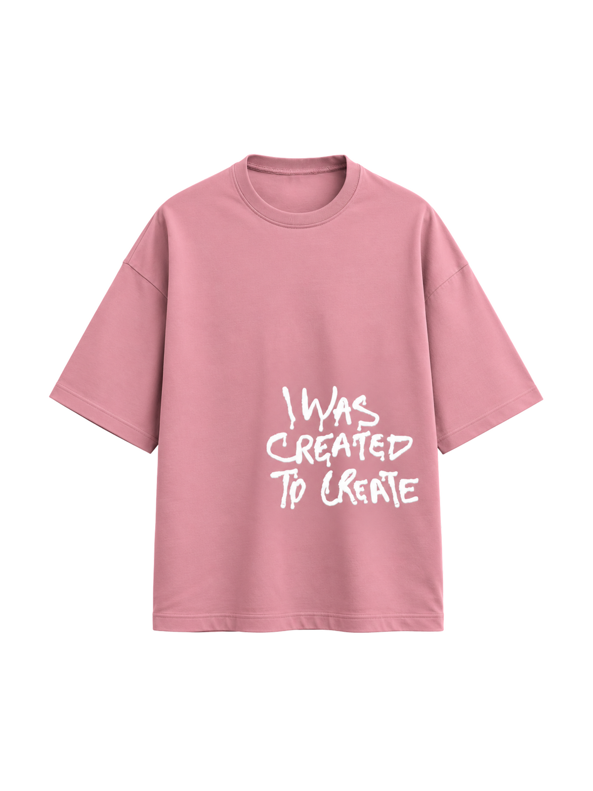 created to create puff Oversized Tee