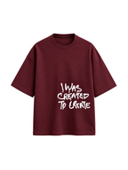 created to create puff Oversized Tee