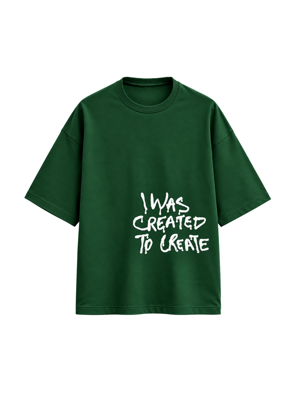 created to create puff Oversized Tee