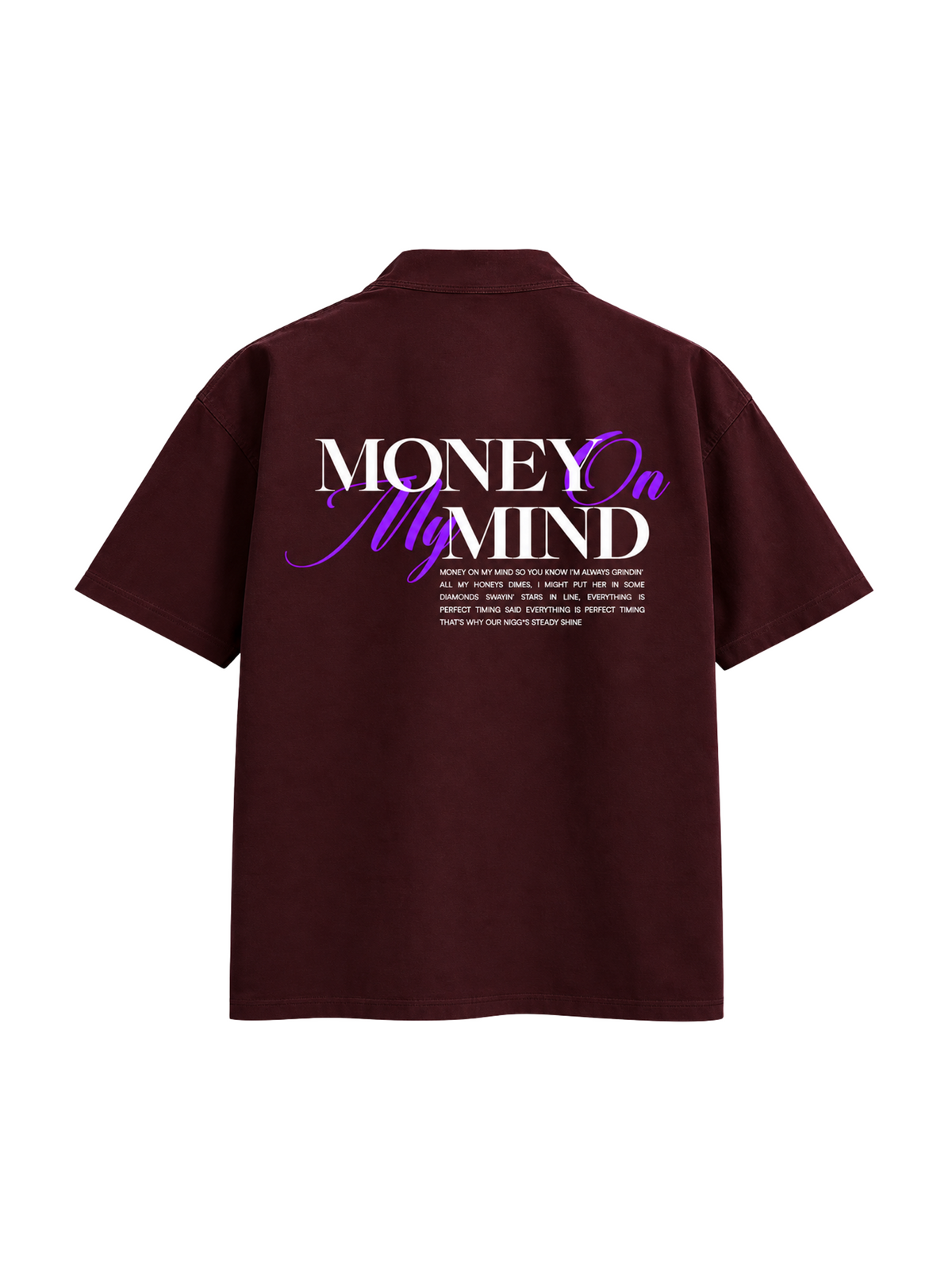 Money on My Mind Unisex Oversized Shirt