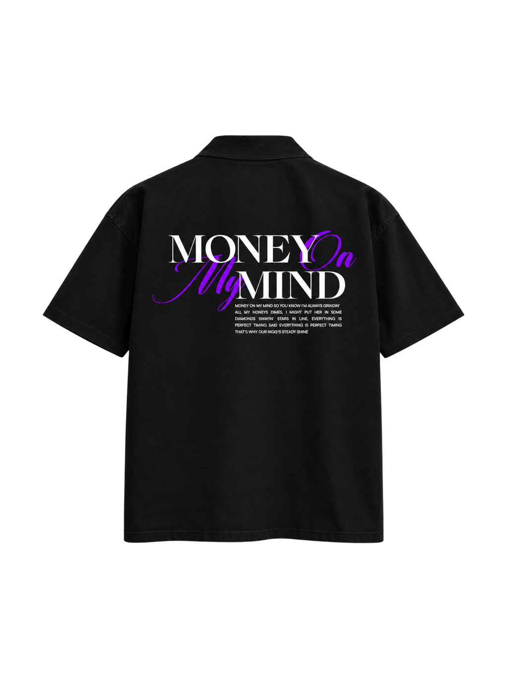 Money on My Mind Unisex Oversized Shirt