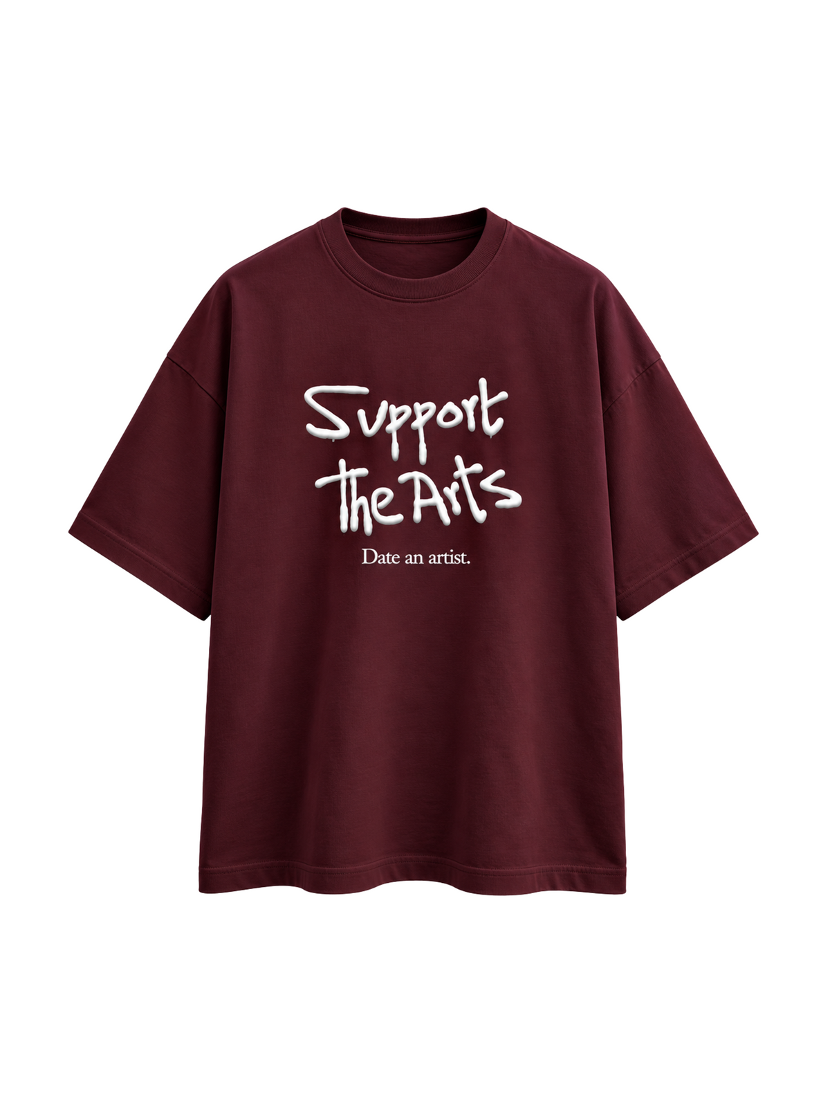 Support the Arts Terry Oversized Tee