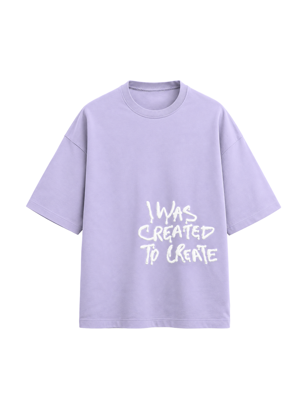 created to create puff Oversized Tee