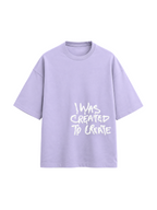 created to create puff Oversized Tee