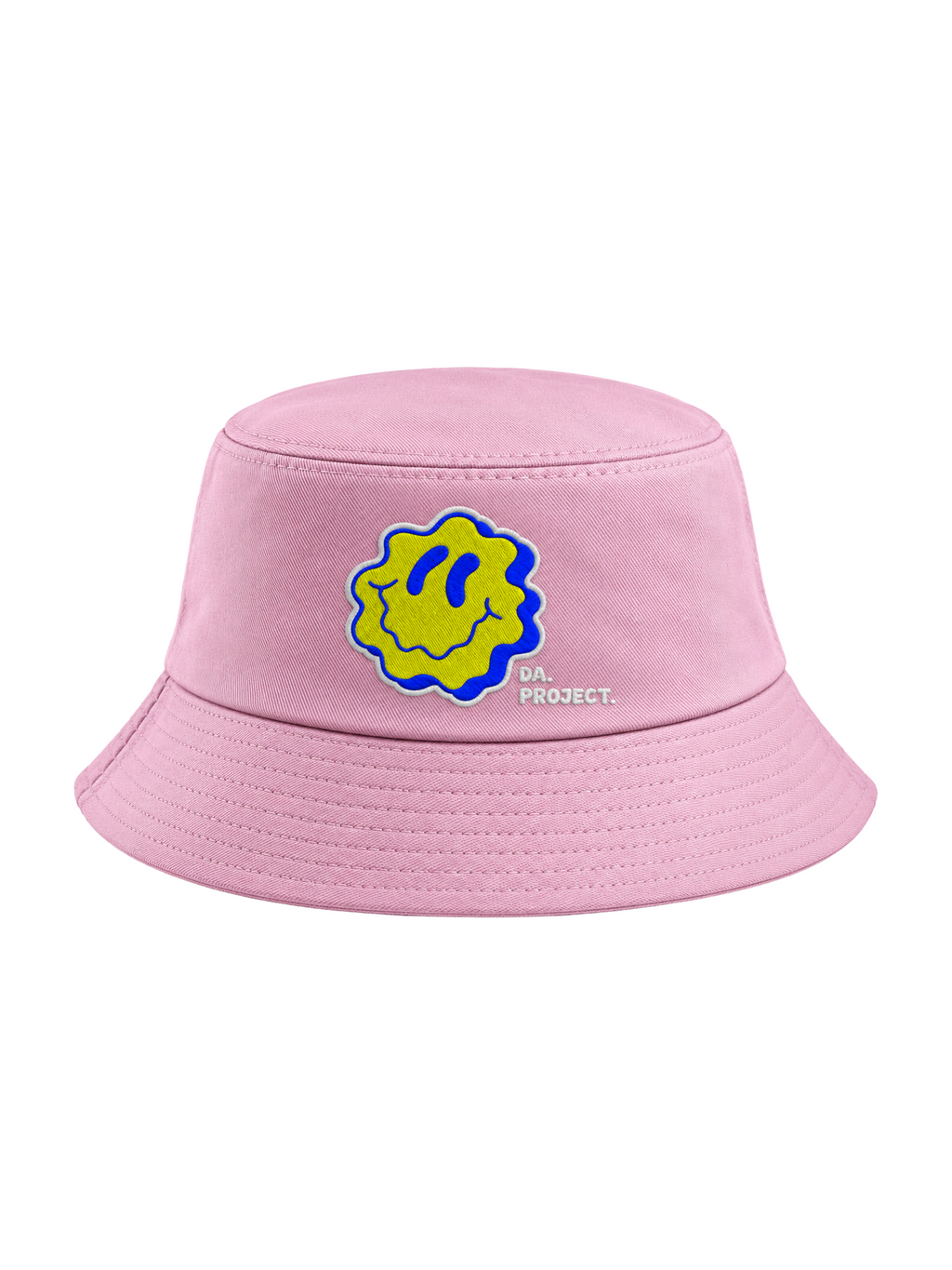 Smiley Embroidered Bucket Hat