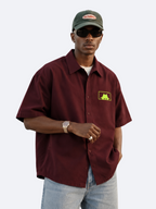 Icognito Embroidered Oversized Shirt