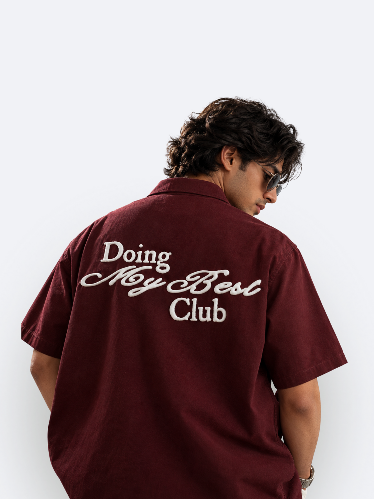 Doing My Best Club Unisex Oversized Shirt