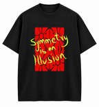 Symmetry is an illusion Oversized Tee