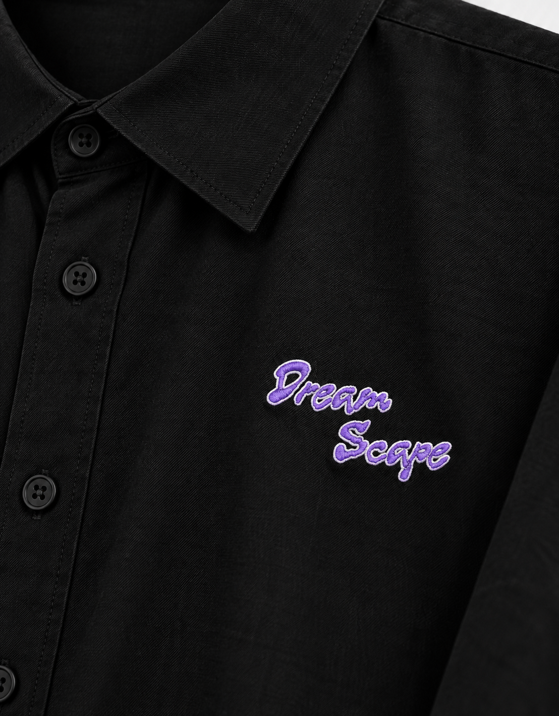 DreamScape Embroidered Oversized Shirt