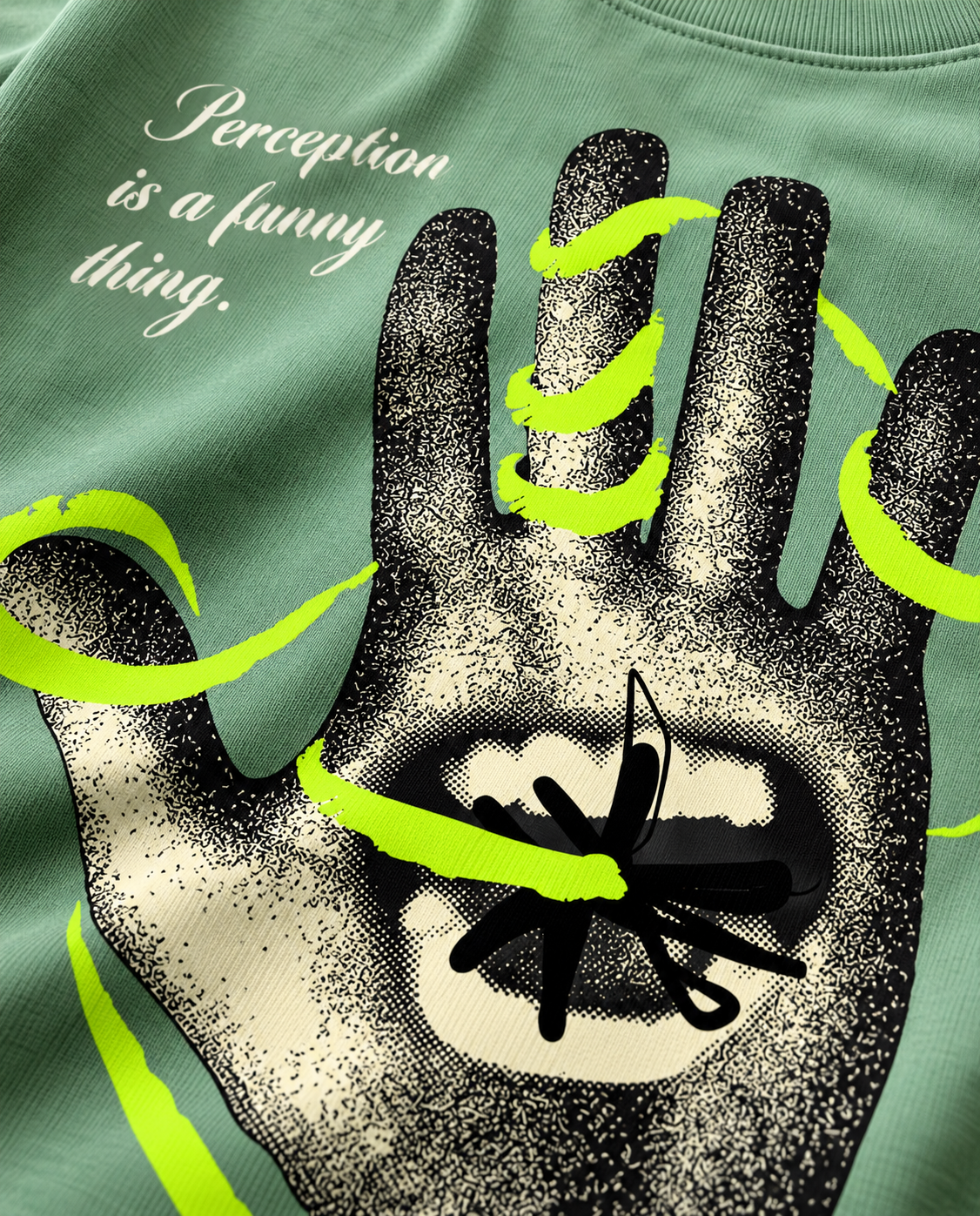 Perception is a Funny thing (Pastels) Oversized Tee