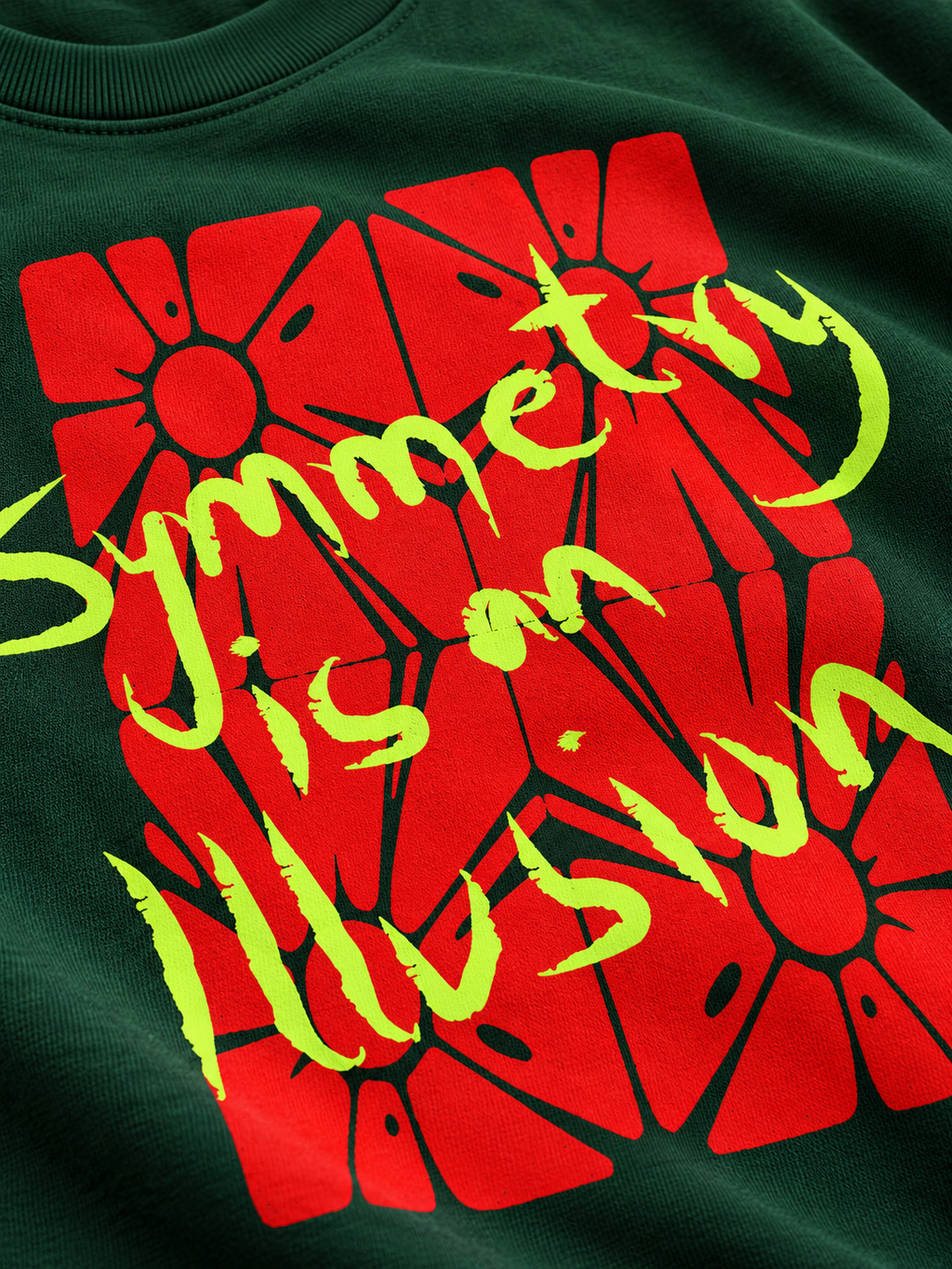 Symmetry is an illusion Oversized Tee
