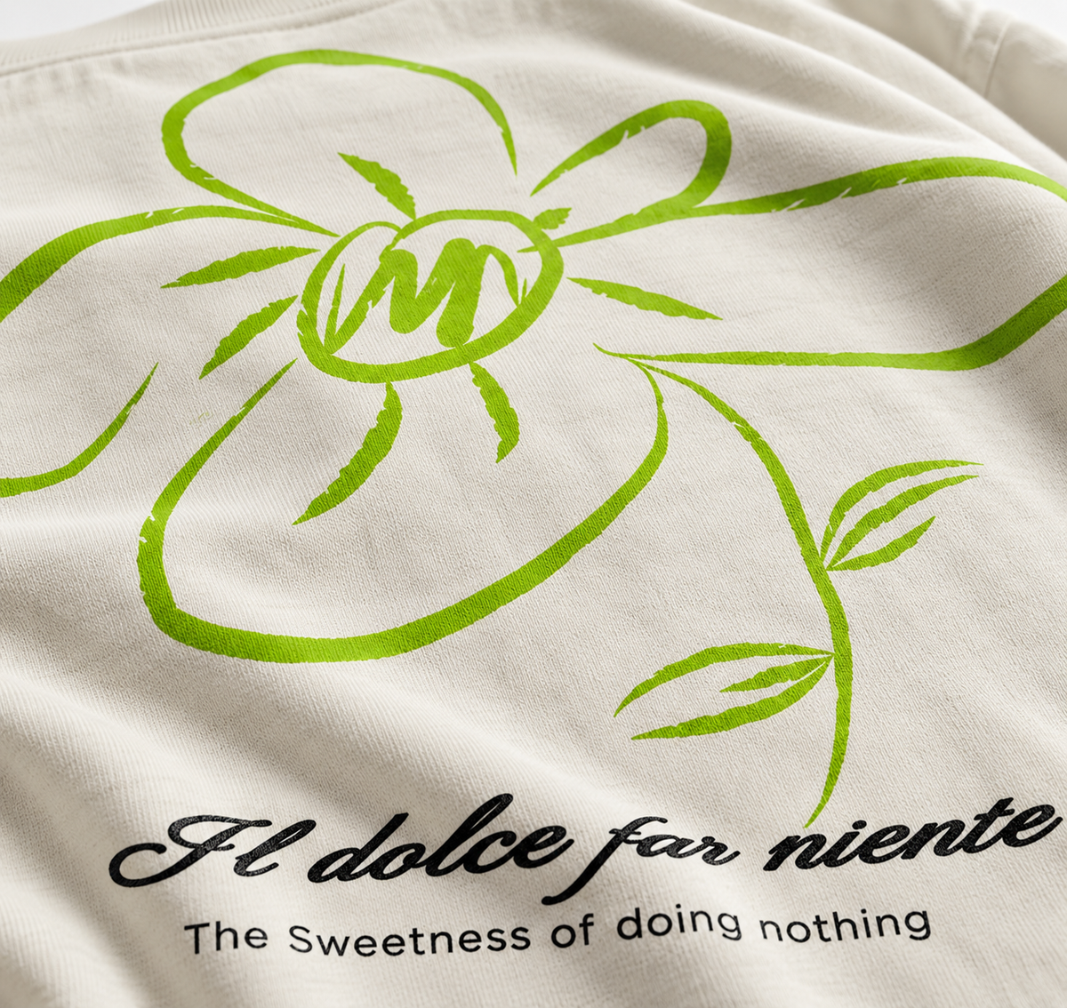 Sweetness of doing nothing Oversized T-shirt
