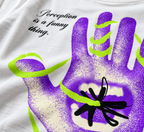 Perception is a Funny Thing (White) Oversized Tee