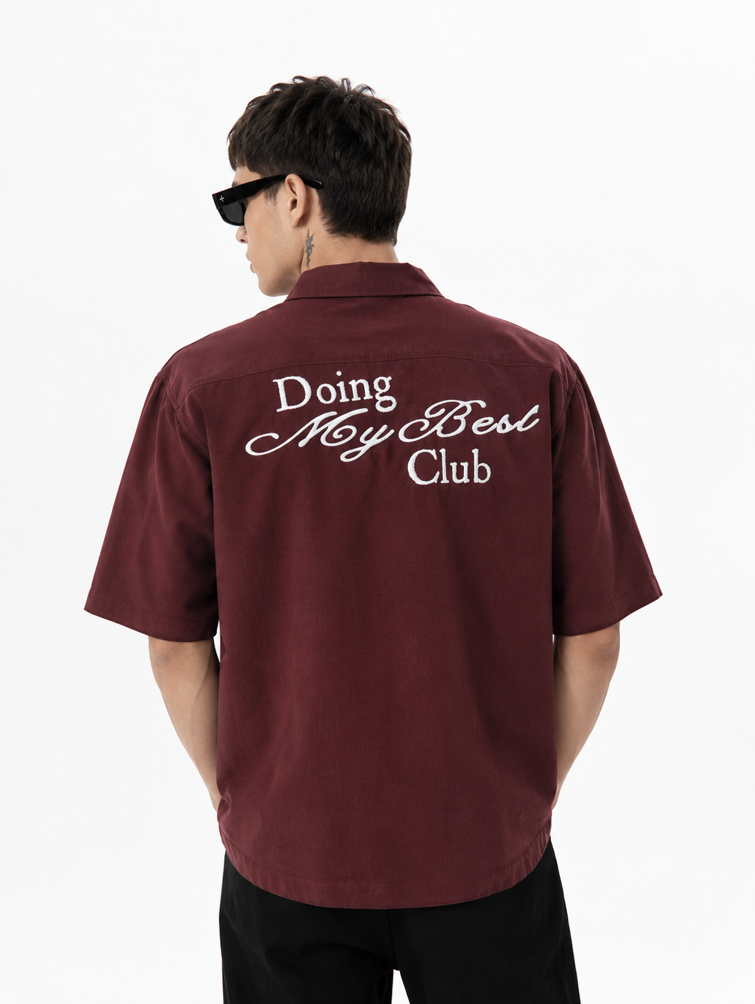 Doing My Best Club Unisex Oversized Shirt