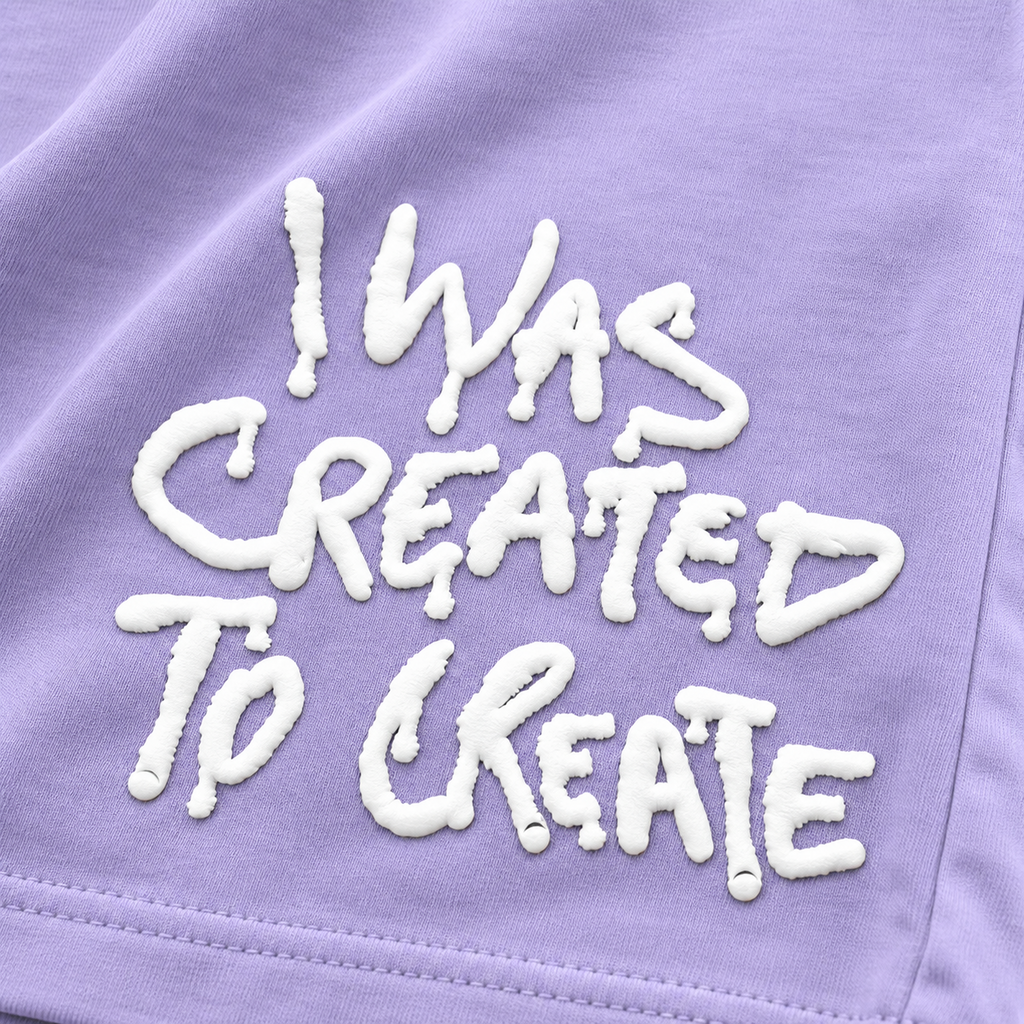 created to create puff Oversized Tee