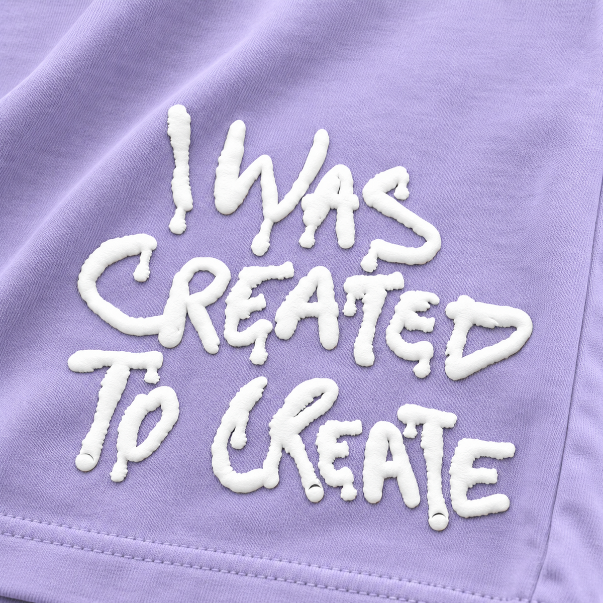 created to create puff Oversized Tee