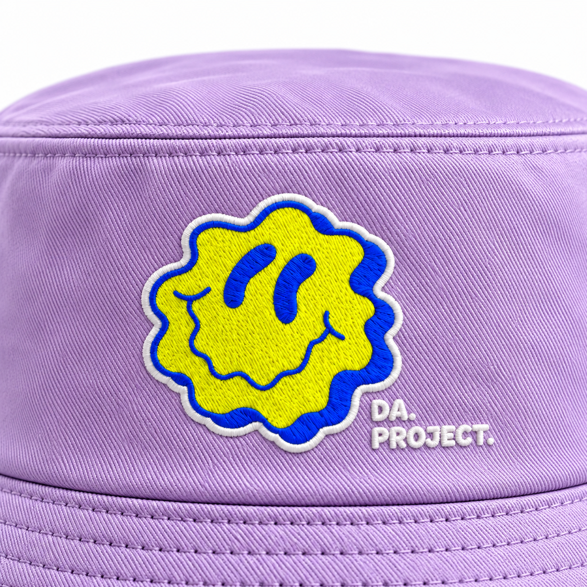 Smiley Embroidered Bucket Hat