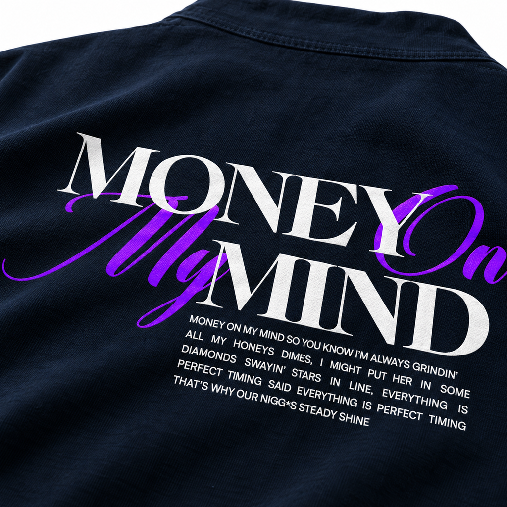 Money on My Mind Unisex Oversized Shirt